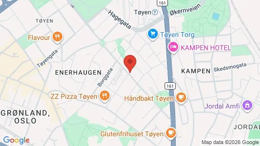 Rooms for rent i Oslo Gamle Oslo - kort over placeringen
