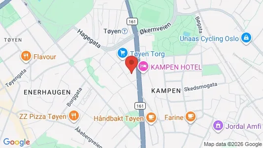 Apartments for rent i Oslo Gamle Oslo - kort over placeringen