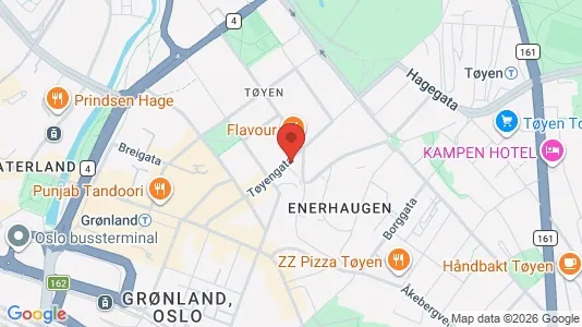 Rooms for rent i Oslo Gamle Oslo - kort over placeringen