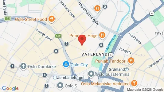 Apartments for rent i Oslo Grünerløkka - kort over placeringen