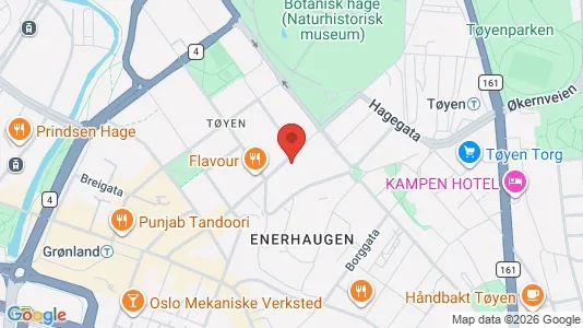 Apartments for rent i Oslo Gamle Oslo - kort over placeringen