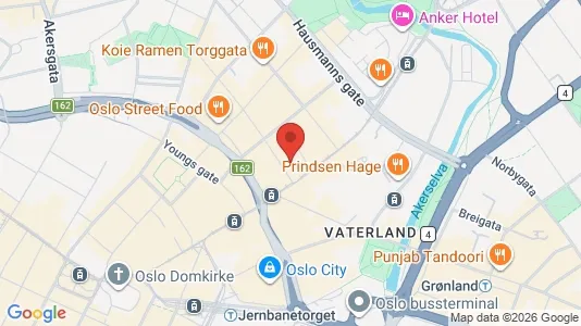 Rooms for rent i Oslo St. Hanshaugen - kort over placeringen