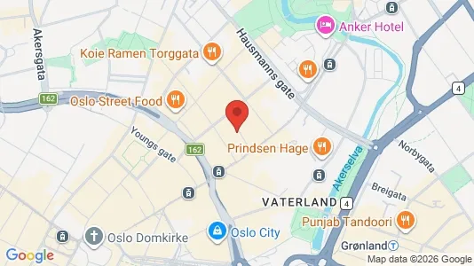 Rooms for rent i Oslo St. Hanshaugen - kort over placeringen