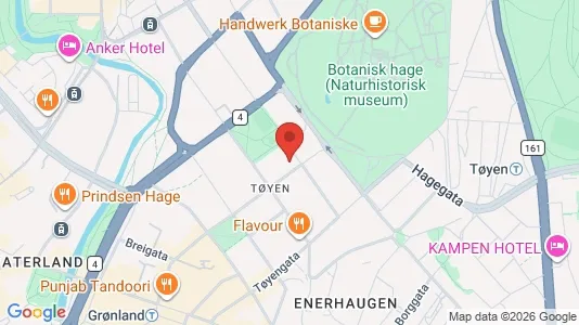 Rooms for rent i Oslo Gamle Oslo - kort over placeringen