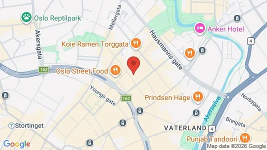 Apartments for rent i Oslo St. Hanshaugen - kort over placeringen