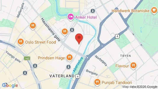 Apartments for rent i Oslo Grünerløkka - kort over placeringen