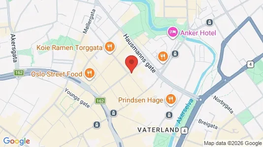 Rooms for rent i Oslo St. Hanshaugen - kort over placeringen