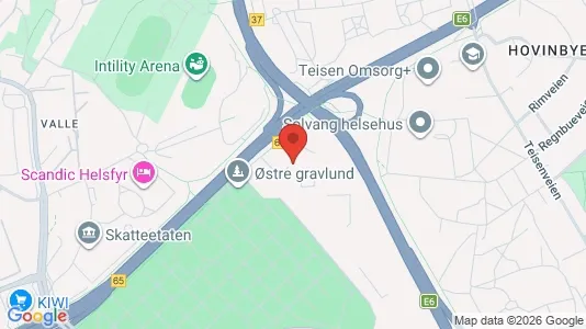 Rooms for rent i Oslo Alna - kort over placeringen