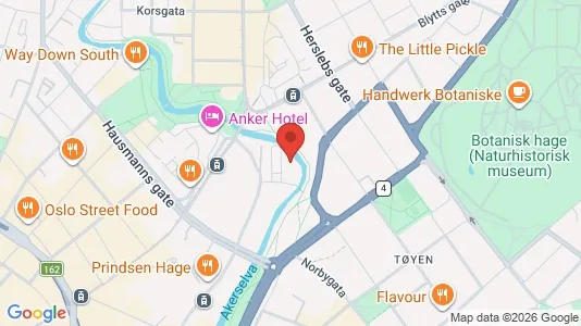 Apartments for rent i Oslo Grünerløkka - kort over placeringen
