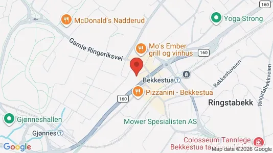 Apartments for rent i Bærum - kort over placeringen