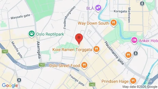 Apartments for rent i Oslo St. Hanshaugen - kort over placeringen