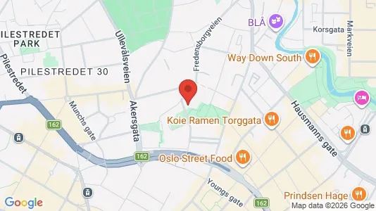 Apartments for rent i Oslo St. Hanshaugen - kort over placeringen