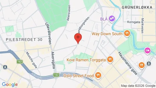 Apartments for rent i Oslo St. Hanshaugen - kort over placeringen