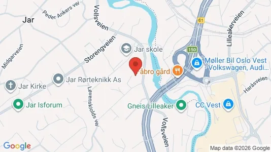Apartments for rent i Bærum - kort over placeringen