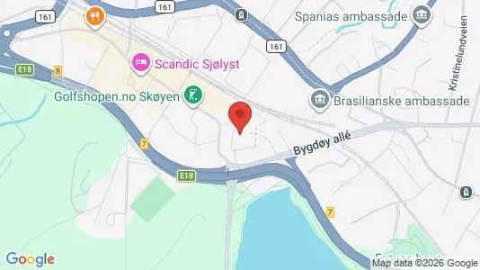 Apartments for rent i Oslo Frogner - kort over placeringen