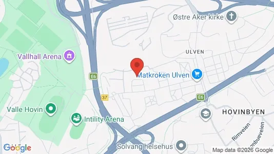 Apartments for rent i Oslo Alna - kort over placeringen