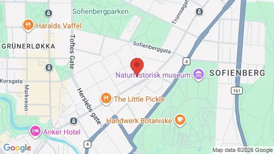 Apartments for rent i Oslo Grünerløkka - kort over placeringen
