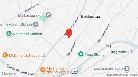 Rooms for rent i Bærum - kort over placeringen