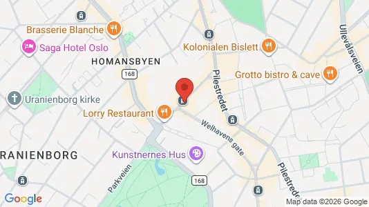 Apartments for rent i Oslo Frogner - kort over placeringen
