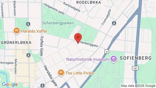 Apartments for rent i Oslo Grünerløkka - kort over placeringen
