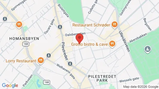 Apartments for rent i Oslo St. Hanshaugen - kort over placeringen