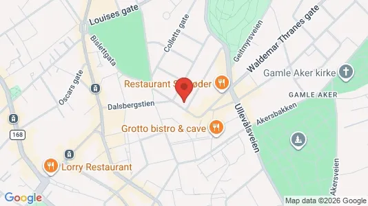 Rooms for rent i Oslo St. Hanshaugen - kort over placeringen