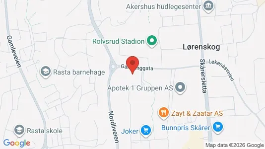 Apartments for rent i Lørenskog - kort over placeringen