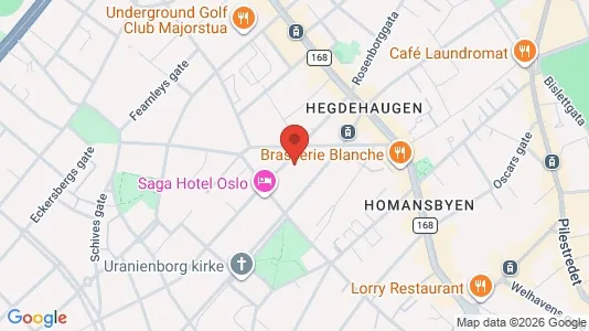 Apartments for rent i Oslo Frogner - kort over placeringen