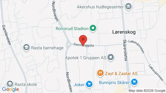Apartments for rent i Lørenskog - kort over placeringen