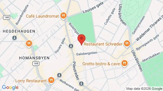 Apartments for rent i Oslo St. Hanshaugen - kort over placeringen