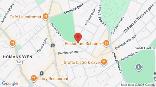 Rooms for rent i Oslo St. Hanshaugen - kort over placeringen