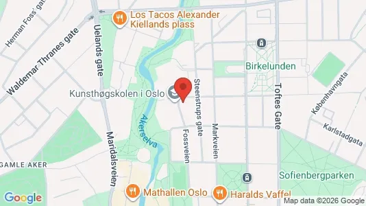 Apartments for rent i Oslo Grünerløkka - kort over placeringen