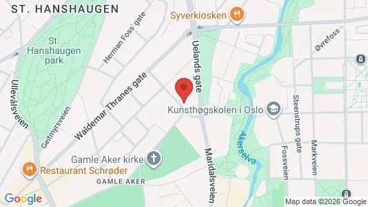 Apartments for rent i Oslo St. Hanshaugen - kort over placeringen