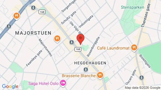 Apartments for rent i Oslo Frogner - kort over placeringen