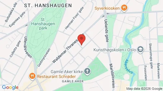 Apartments for rent i Oslo St. Hanshaugen - kort over placeringen