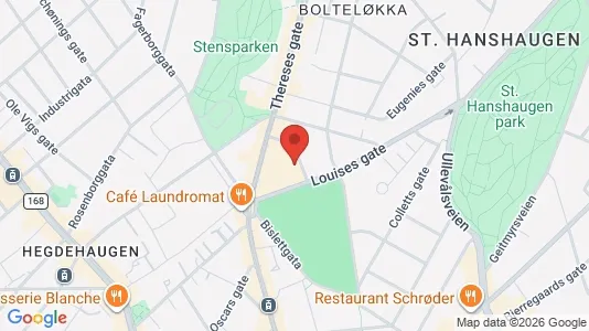 Apartments for rent i Oslo St. Hanshaugen - kort over placeringen