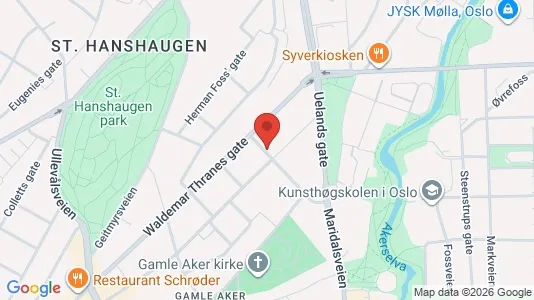 Apartments for rent i Oslo St. Hanshaugen - kort over placeringen
