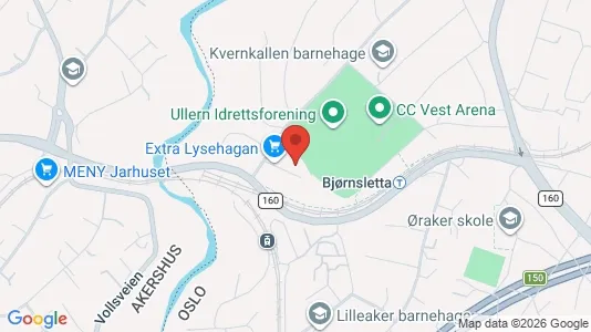 Apartments for rent i Oslo Ullern - kort over placeringen