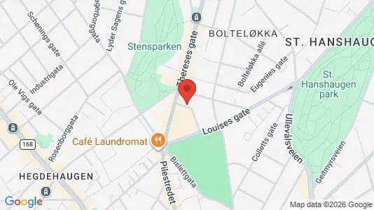 Apartments for rent i Oslo St. Hanshaugen - kort over placeringen