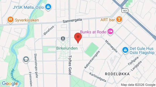 Apartments for rent i Oslo Grünerløkka - kort over placeringen