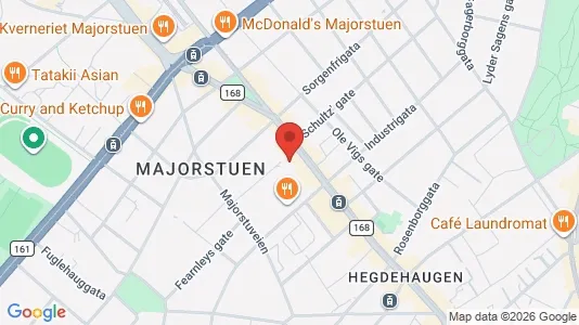 Apartments for rent i Oslo Frogner - kort over placeringen