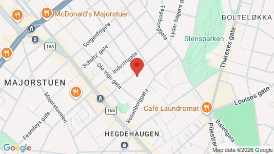 Apartments for rent i Oslo Frogner - kort over placeringen