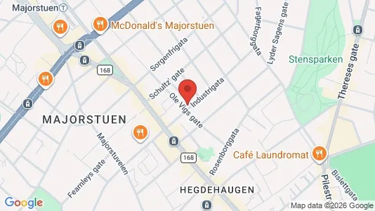Apartments for rent i Oslo Frogner - kort over placeringen