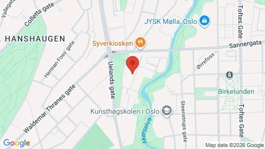 Apartments for rent i Oslo Grünerløkka - kort over placeringen