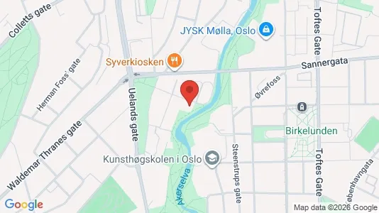 Apartments for rent i Oslo Grünerløkka - kort over placeringen