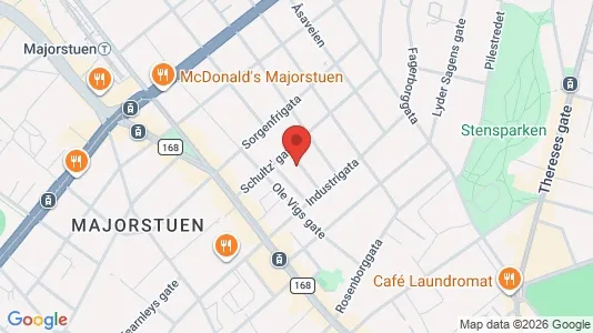 Apartments for rent i Oslo Frogner - kort over placeringen