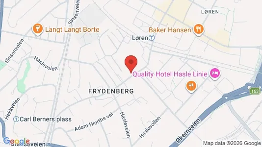 Apartments for rent i Oslo Grünerløkka - kort over placeringen