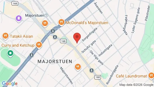 Apartments for rent i Oslo Frogner - kort over placeringen