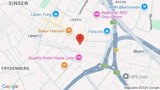 Apartments for rent i Oslo Grünerløkka - kort over placeringen
