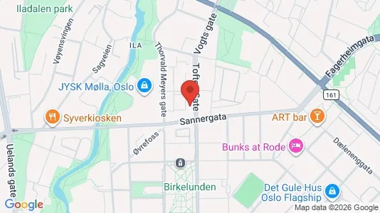 Apartments for rent i Oslo Grünerløkka - kort over placeringen
